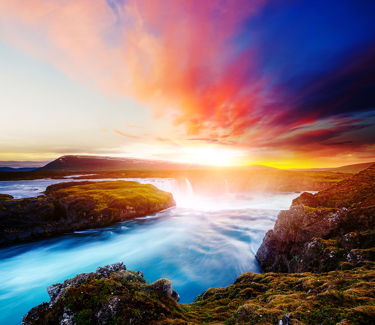 Godafoss Sky Jigsaw Puzzle