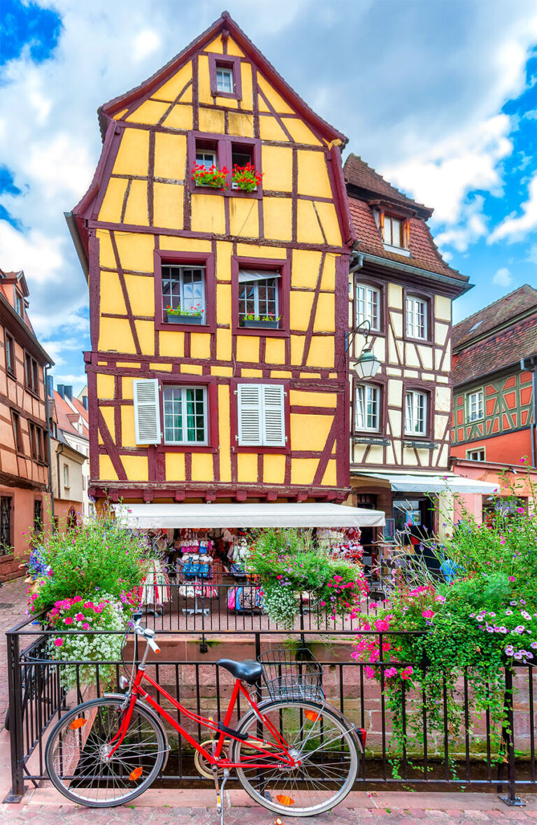 Alsace Village Scene Jigsaw Puzzle