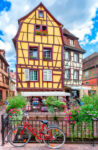 Alsace Village Scene