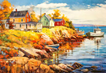 Autumn Coastal Scene