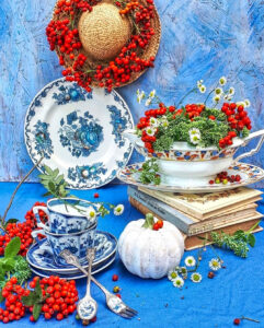 Autumn in Blue Jigsaw Puzzle