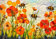 Bees In Flight Quilt Jigsaw Puzzle