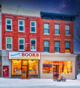 Bookstore in Winter Jigsaw Puzzle