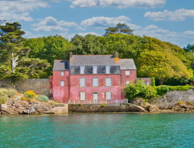 Brittany Pink House Jigsaw Puzzle