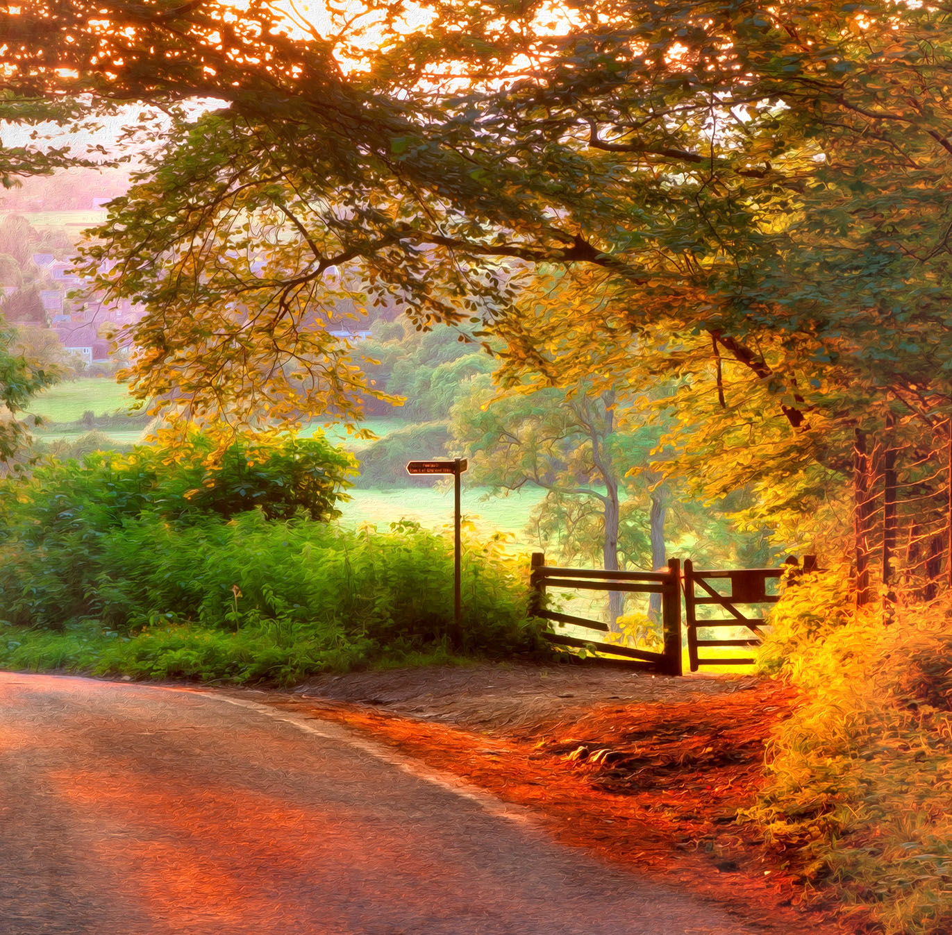 Bucolic Gloucestershire Jigsaw Puzzle