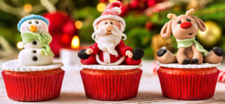 Christmas Cupcake Trio