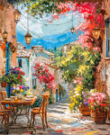 Colorful Cafe Jigsaw Puzzle