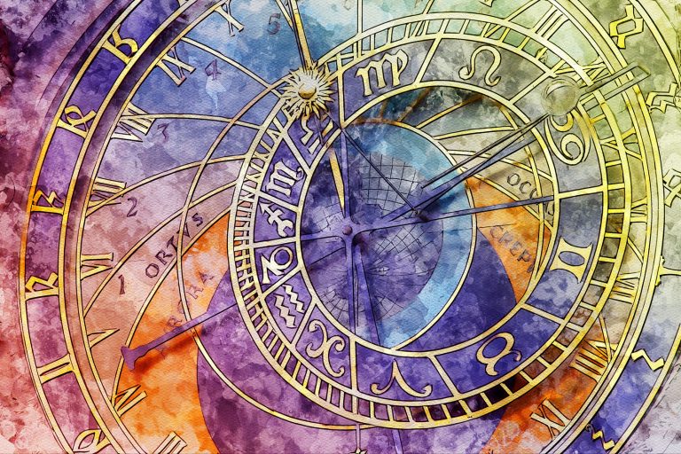Colorful Clock Jigsaw Puzzle