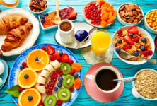 Colorful Continental Breakfast