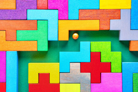 Colorful Labyrinth Jigsaw Puzzle