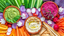 Colorful Veggie Dips