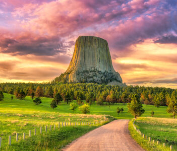 Devils Tower Sunrise Jigsaw Puzzle