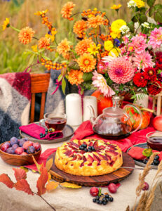 Fall Tea Time Jigsaw Puzzle