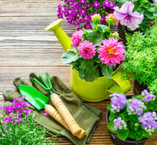 Flower Garden Tools Jigsaw Puzzle