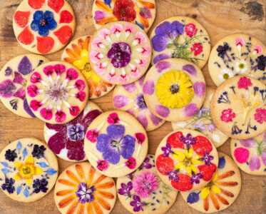 Flower Shortbread Cookies Jigsaw Puzzle