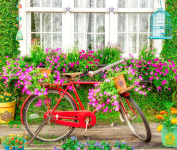 Garden Bike Jigsaw Puzzle