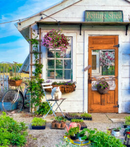 Garden Cat Jigsaw Puzzle