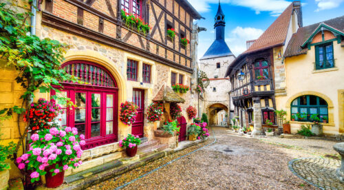 Historic Medieval Town Jigsaw Puzzle