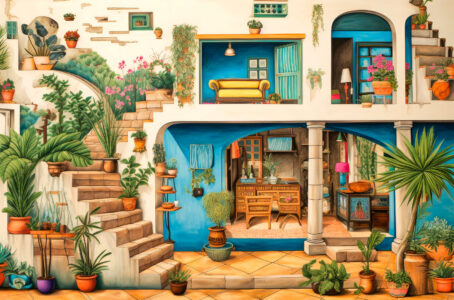 Illustrated House Jigsaw Puzzle