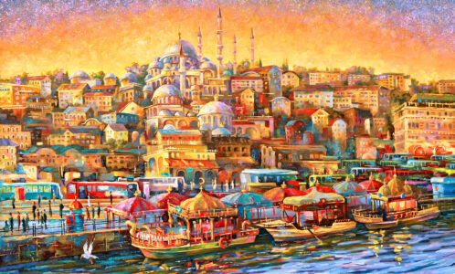 Istanbul Painting Jigsaw Puzzle