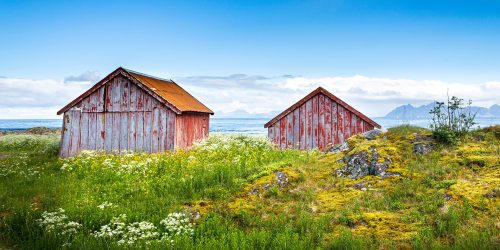 Laukvik Fishing Huts Jigsaw Puzzle