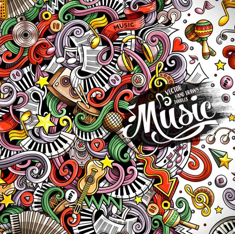 Music Doodles Jigsaw Puzzle