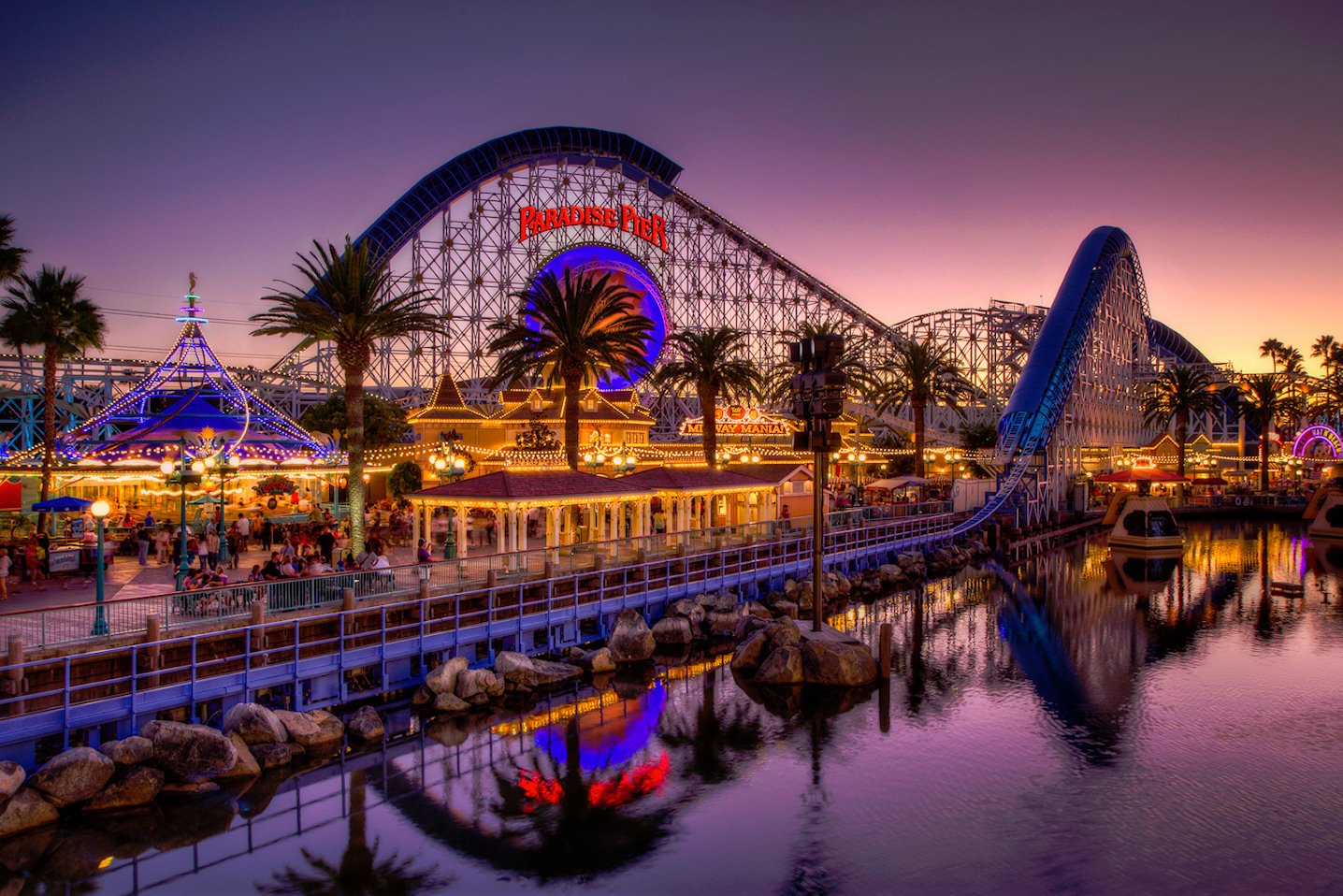 Парадайс. Диснейленд в Америке. Paradise Pier. Парадайз США. California Screamin'(60-70е).