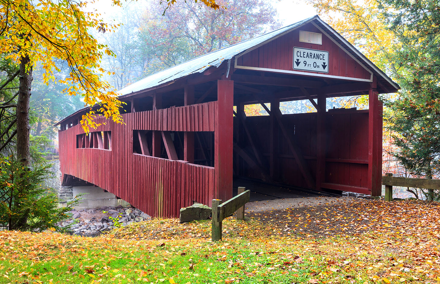 Pennsylvania Covered Bridge Jigsaw Puzzle   Pennsylvania Covered Bridge 