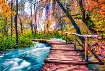 Plitvice Bridge Jigsaw Puzzle