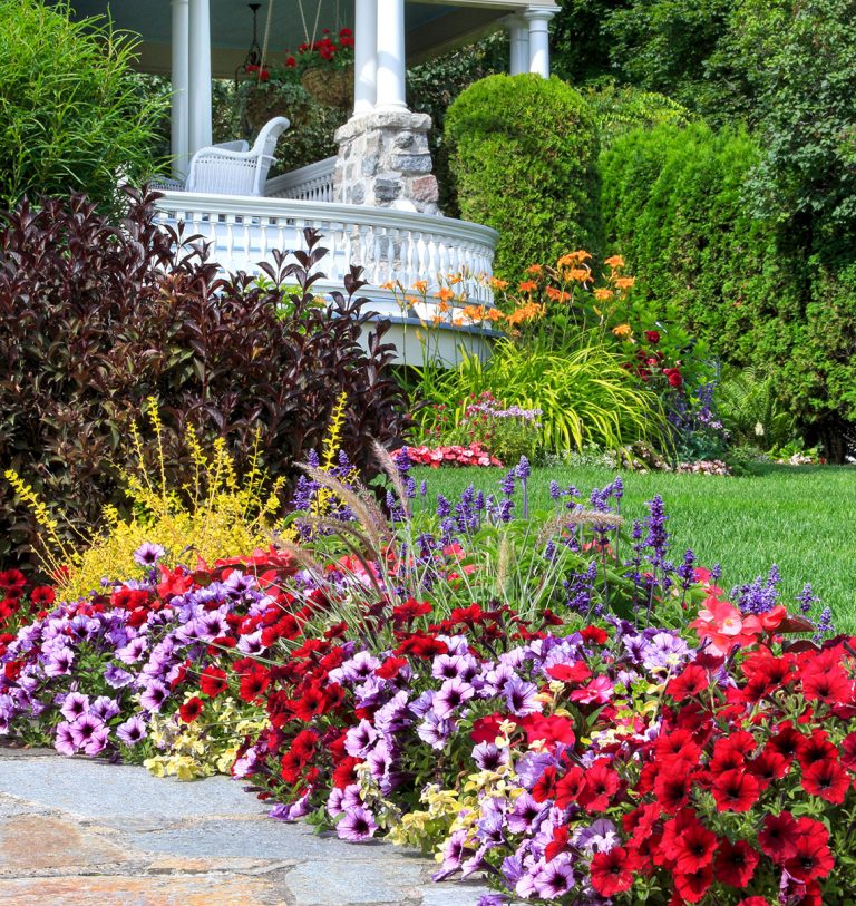 Porch and Flowers Jigsaw Puzzle