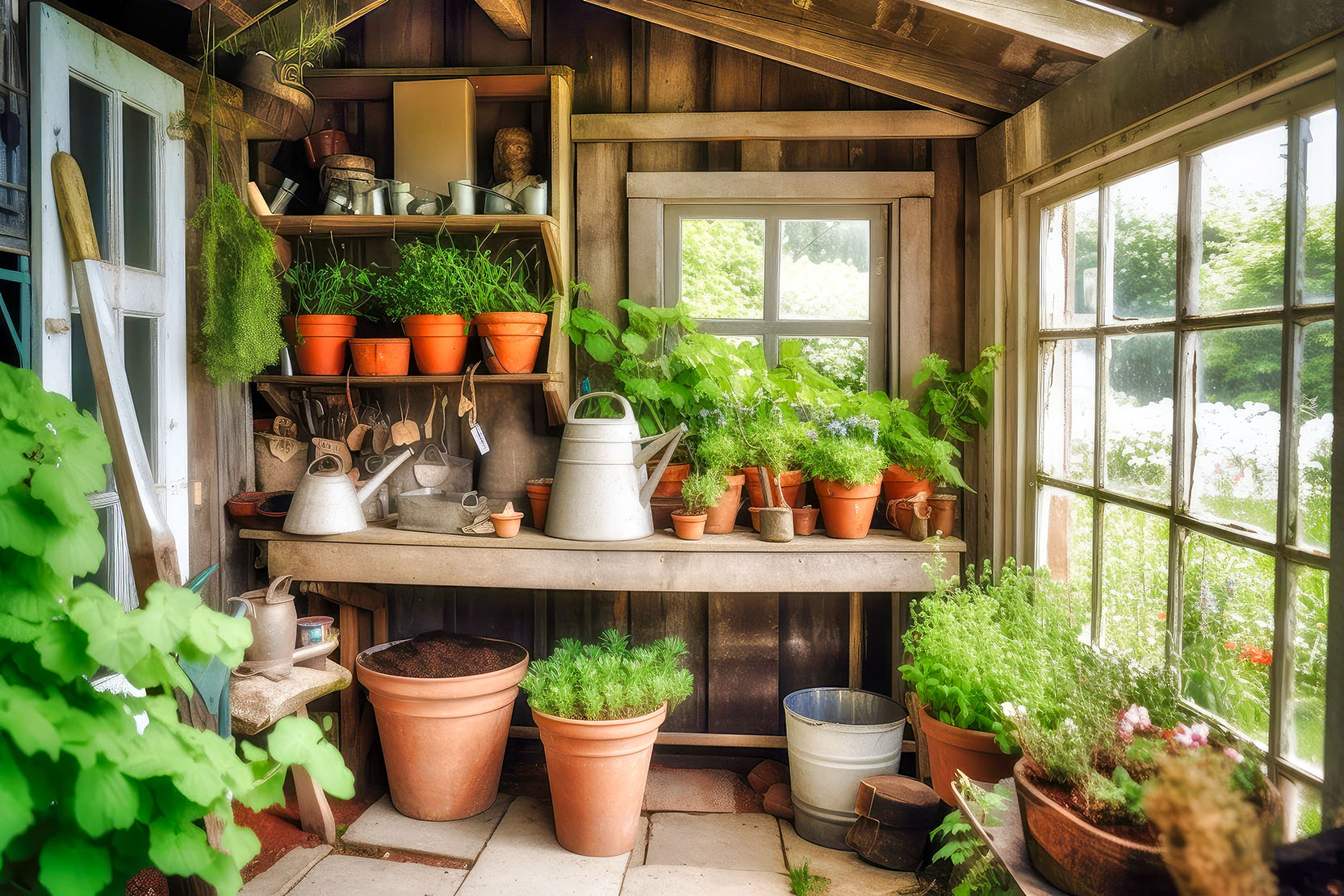 Potting Shed Jigsaw Puzzle