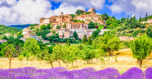 Provence Hilltop Village Jigsaw Puzzle