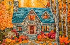 Quilted Autumn College Jigsaw Puzzle