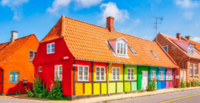 Rainbow Painted House