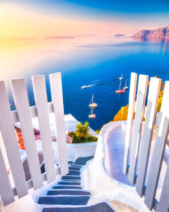 Santorini Stairs Jigsaw Puzzle