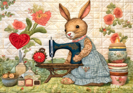 Sewbunny Quilt Jigsaw Puzzle