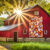 Sunlit Quilt Barn Jigsaw Puzzle