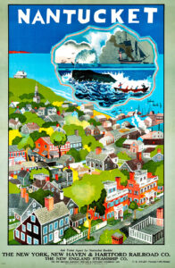 Vintage Nantucket Poster Jigsaw Puzzle