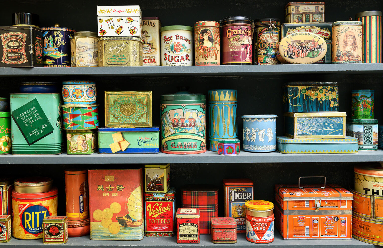 Vintage Tins Jigsaw Puzzle