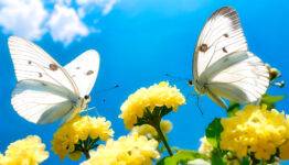 White Butterflies