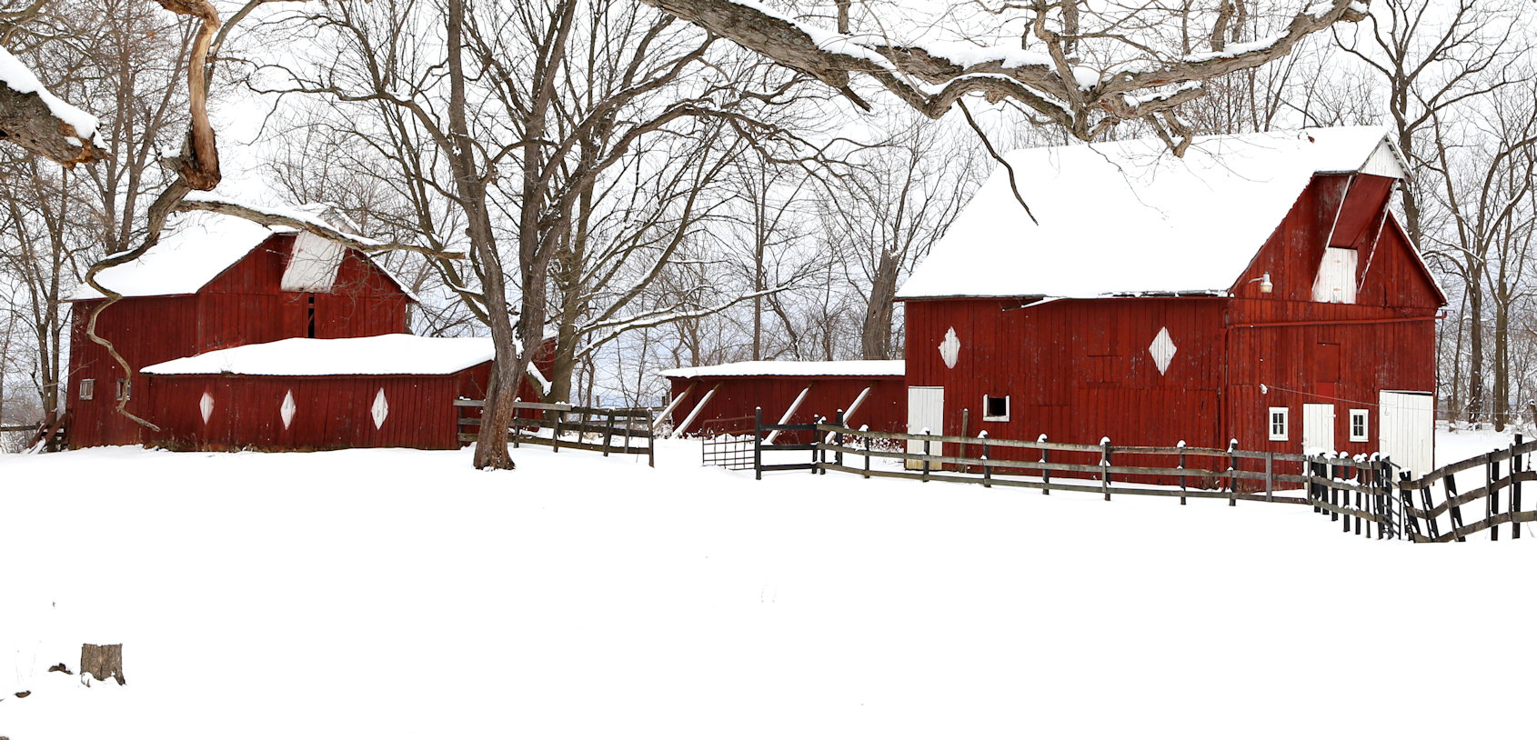 Winter Barns Jigsaw Puzzle