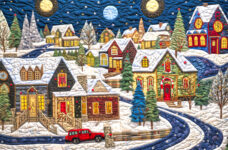 Winter Landscape Quilt Jigsaw Puzzle