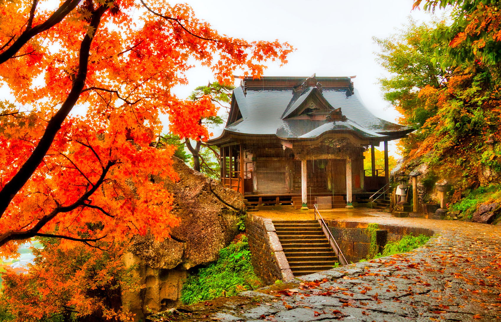 Yamadera Temple Jigsaw Puzzle